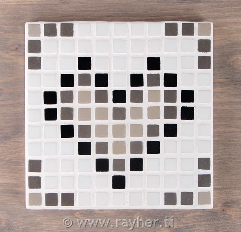 MOZAIK PLOŠČICA V OBLIKI SRCA