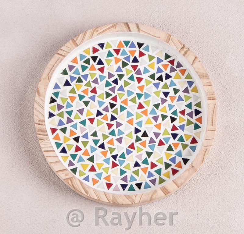 LESEN PLADENJ S TRIKOTNIM MOZAIKOM