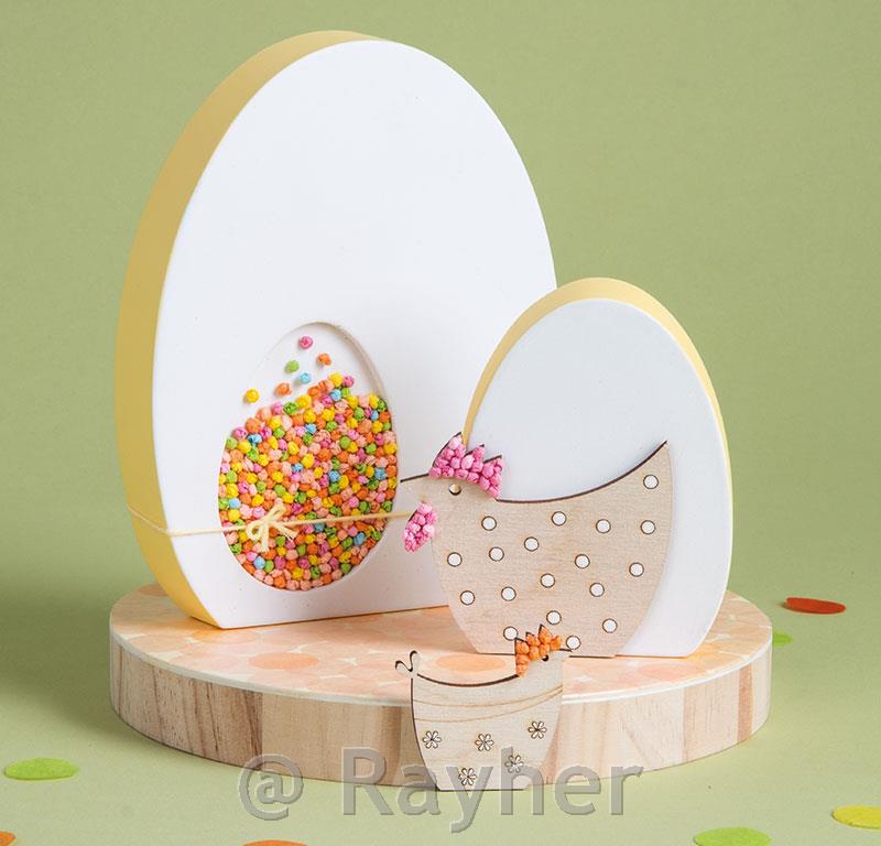 VELIKONOČNA DEKORACIJA IZ KERAMIČNE MASE