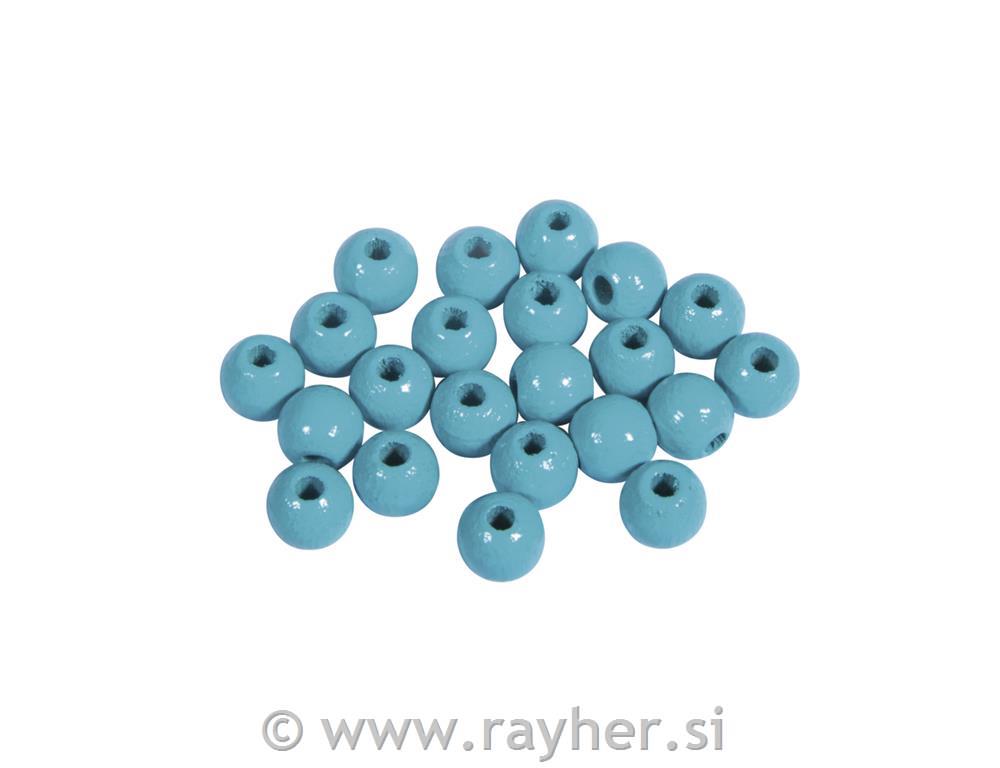 Wooden beads FSC 100%, polished, 6mm oturquoisetab-bag 115 pcs.