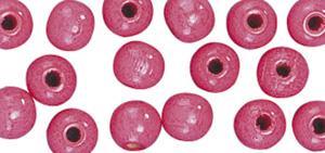 Wooden beads FSC 100%, polished, 6mm o,