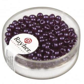 Rocailles waxed, violet, 2.6mm, box 7g