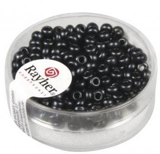 Perle povoščene,antracitne, 2.6mm, 7g