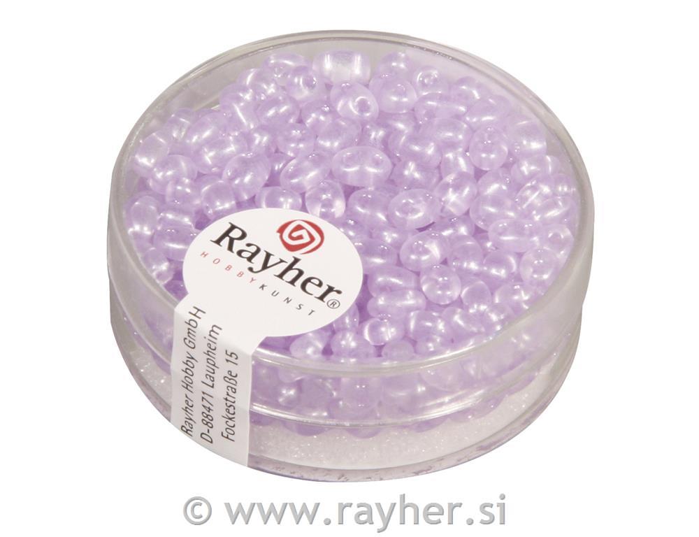 Twin-Rocailles w. double hole, orchid, 2