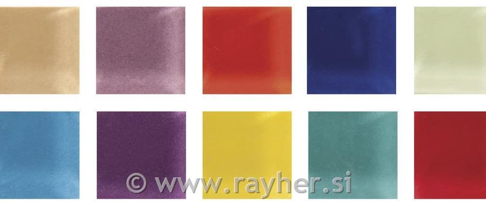 Soft glass-mosaic stone mixture, coloure