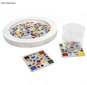 Mozaik kamenčki, 1x1 cm, barvni sort,500g pribl. 515 kosov