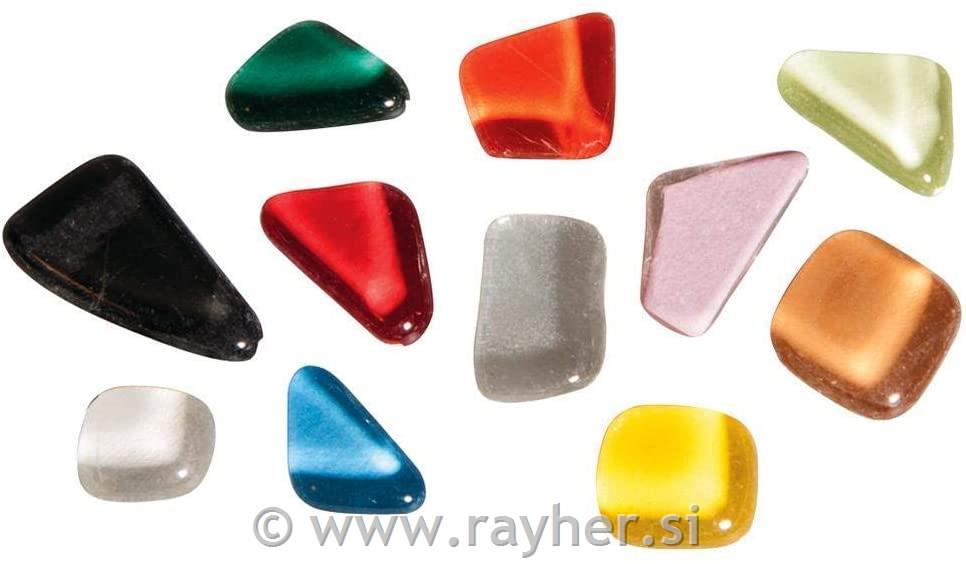 Mozaik kamenčki, 1x1 cm, barvni sort,500g pribl. 515 kosov