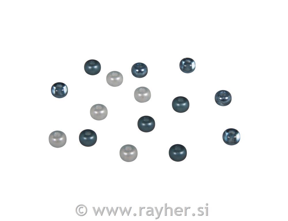 Rocailles-mix with big hole, with, 5.5mm