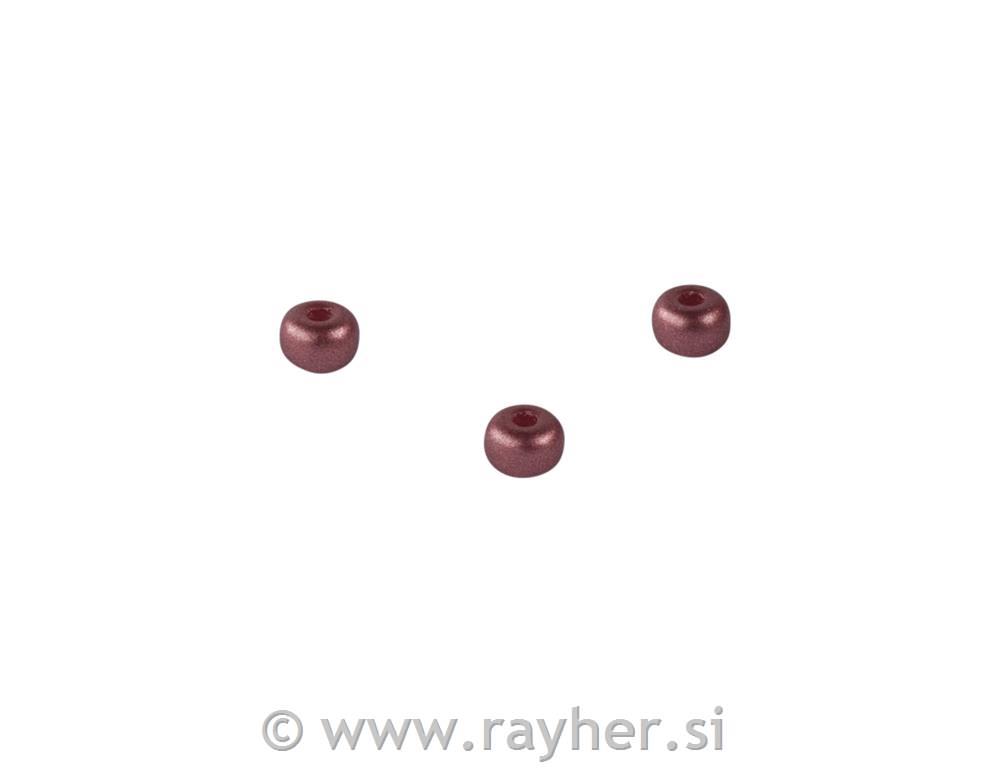 Perle, 4mm, antik pink mat, 150 kos