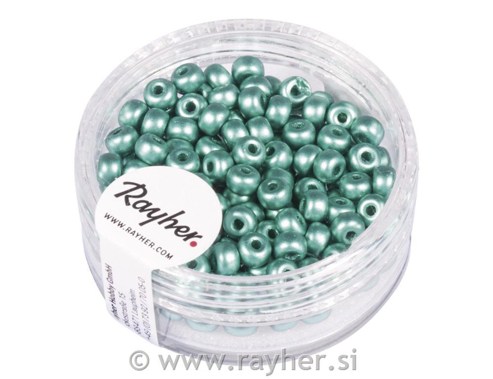 Perle, 4mm, mint, 150 kos