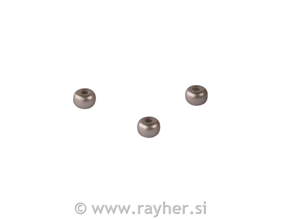 Perle, 4mm, tem.bež, 150 kos