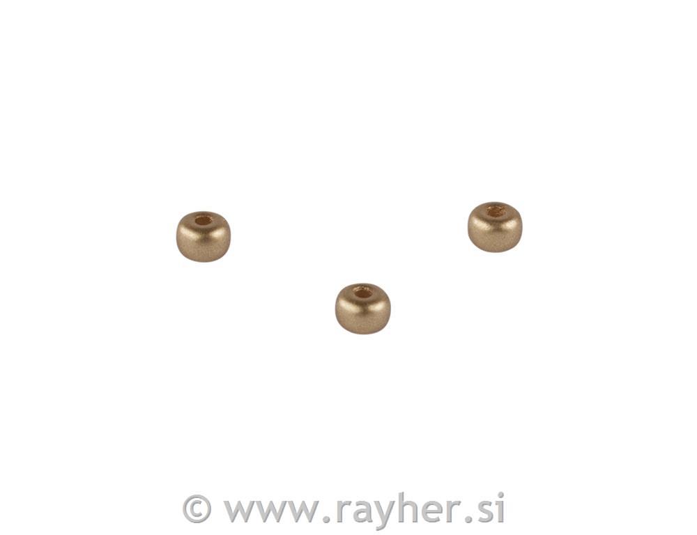 Perle, 4mm, zlate, 150 kos