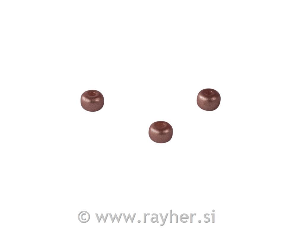 Perle, 4mm, bronaste, 150 kos