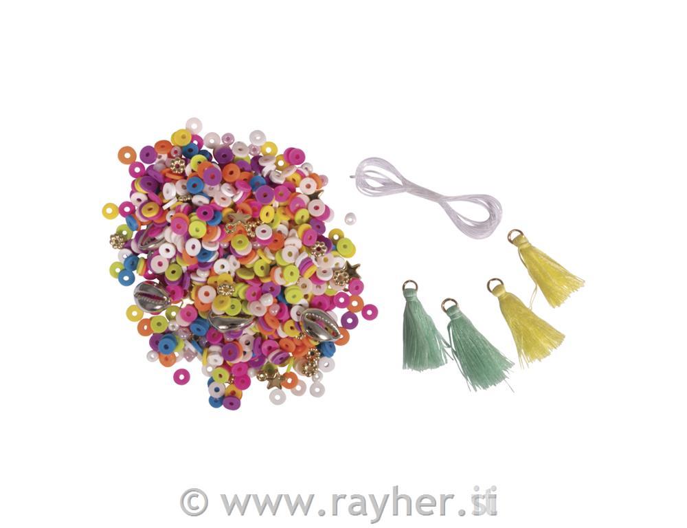 Heishi perle set mešane barve