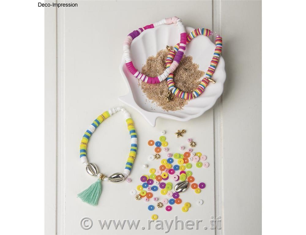 Heishi perle set mešane barve