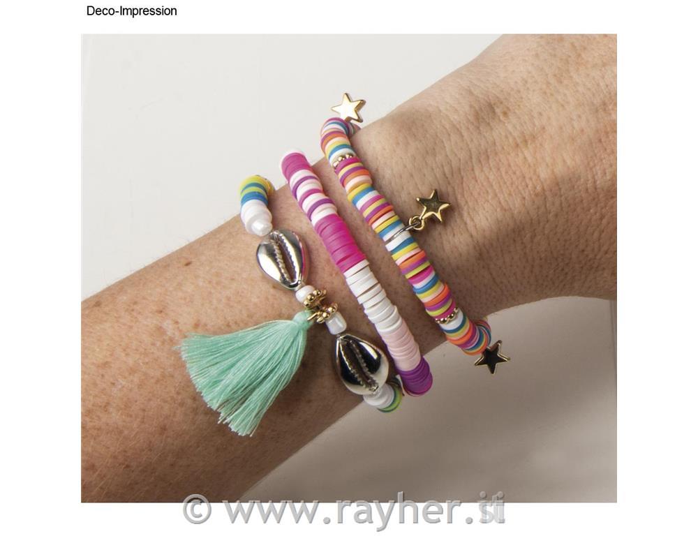 Heishi perle set mešane barve