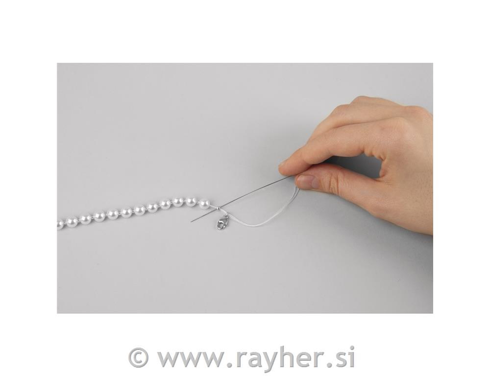 Set za izdelavo verižice za mobilni telefon, srebrn