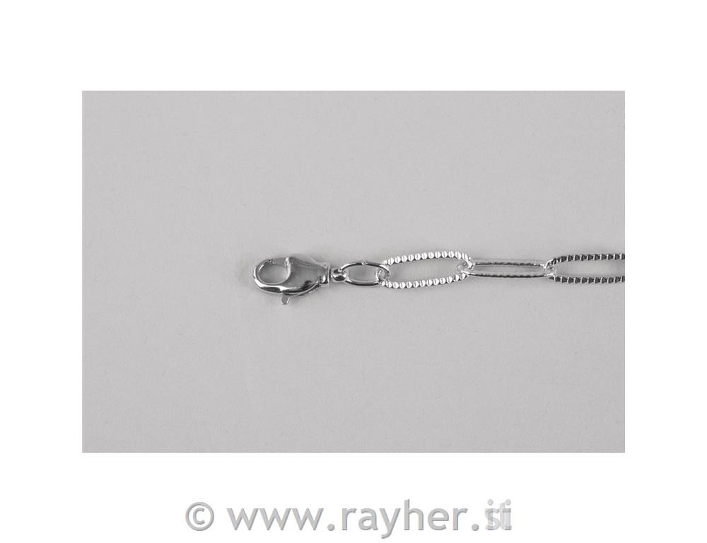 Set za izdelavo verižice za mobilni telefon, srebrn