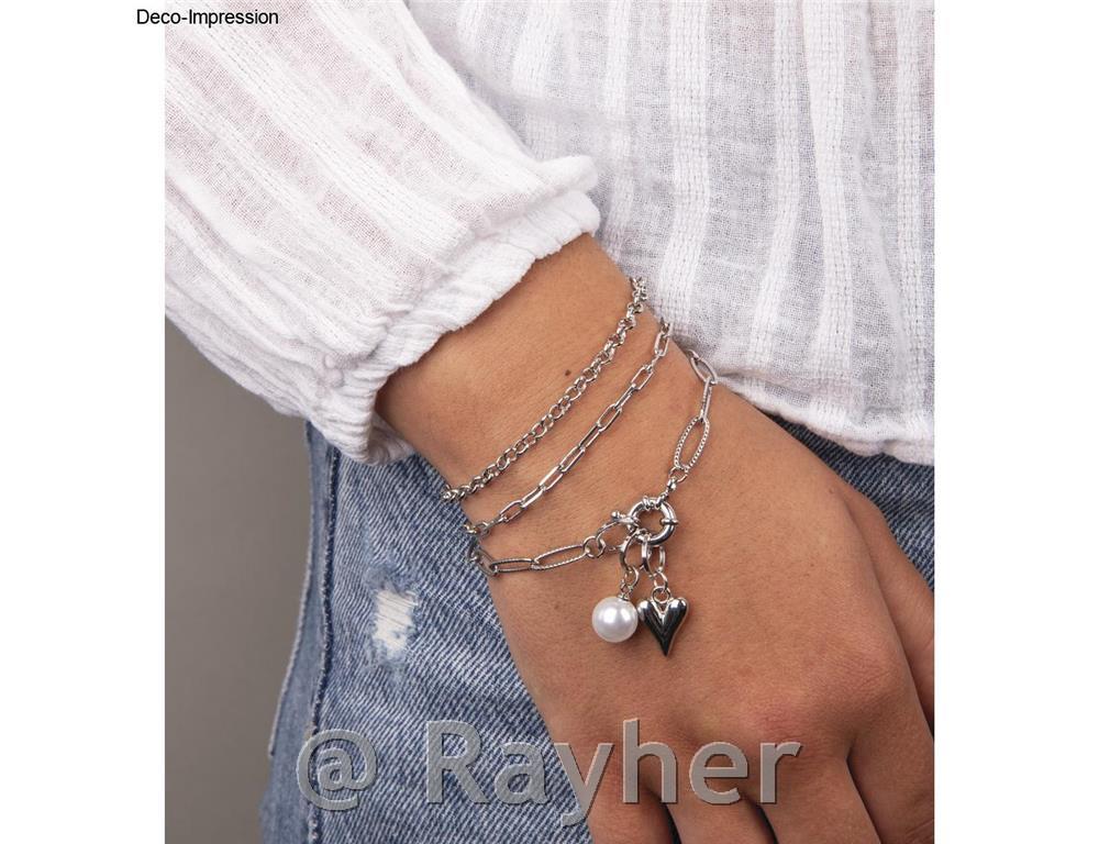 Set za izdelavo nakita Click & Match, srebrne b. (za 3 zapestnice ali 1 ogrlico)