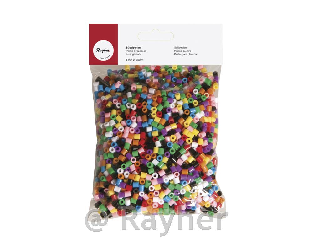 Perle za zalikanje, 5mm , mešane, 3000 kos