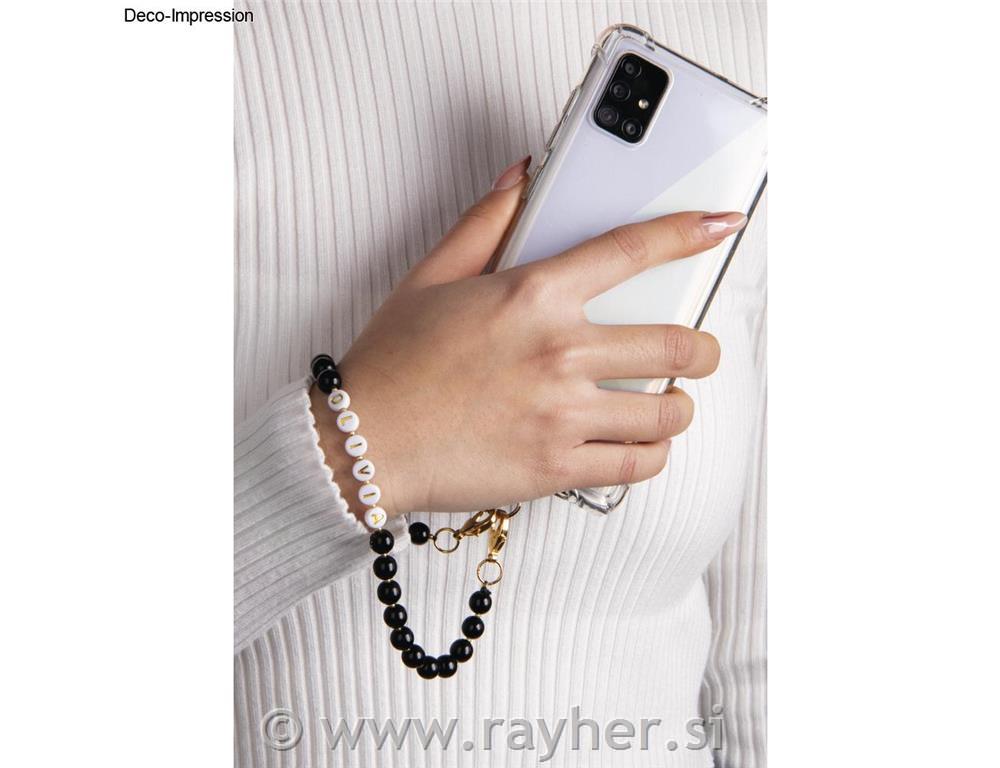 Perle črke, 6mm, zlate, okrogle, 40g