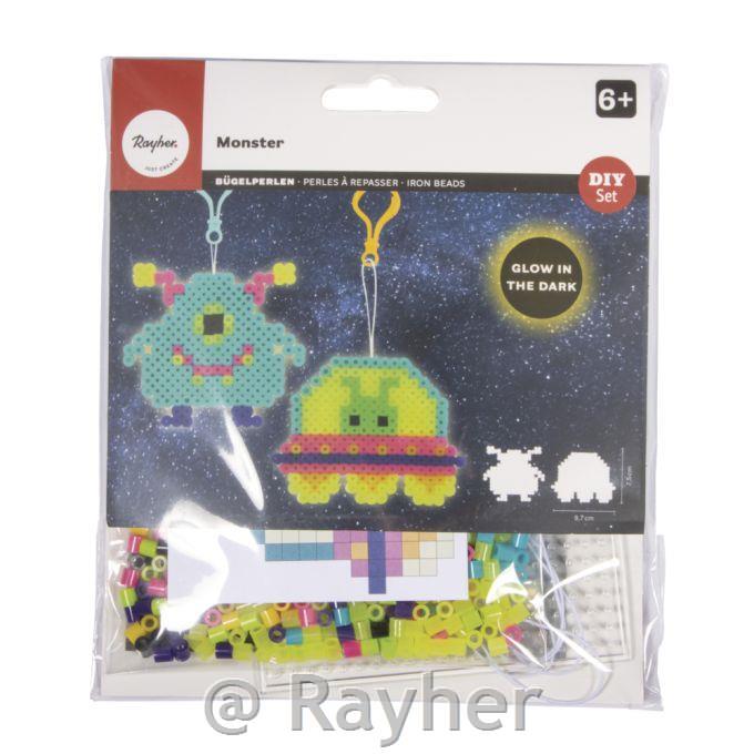 Ustvarjalni set Perle za likanje Pošasti