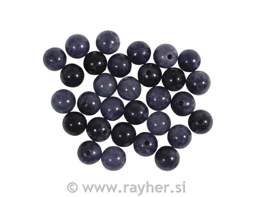 Semi-precious gemstone beads Cordierite, 6mm, 30pcs
