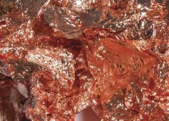 Deco-metal flakes, copper, tab-box 1g