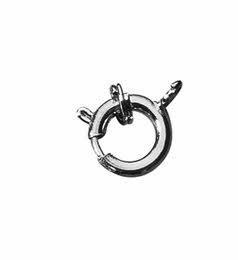 Chain catches with split ring, 7mm o, pl