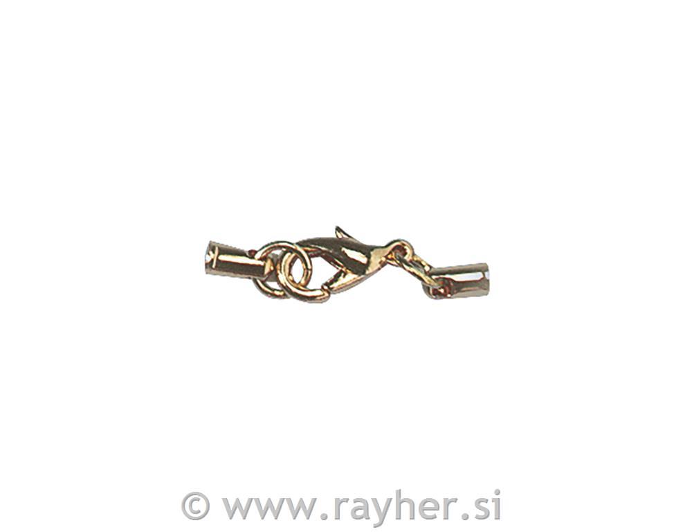 Karabin jastog z zaklj. za vrvice, zlat