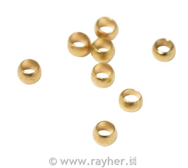 Perle za stiskanje 0,8mm, 40 kos