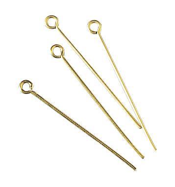 Chain stitch pin, 0.6mm o, gold, 35mm, t