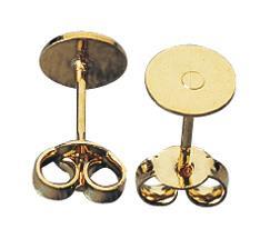 Uhan s ploščico 6mm, bn, 4 kos