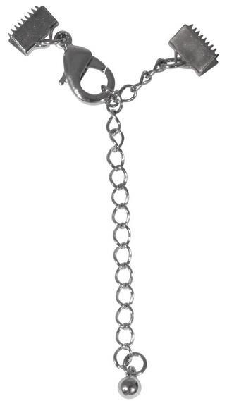 Sponka za trak z zaključnim karabinom 10mm, platina