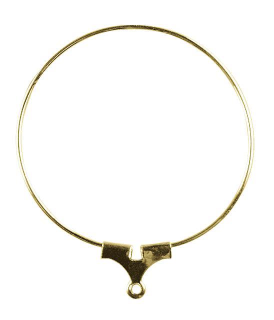 Osnova za uhan, 30 mm, bn, 1 par