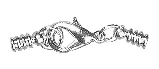 Jewellery catch ring cap, 2mm o, silver