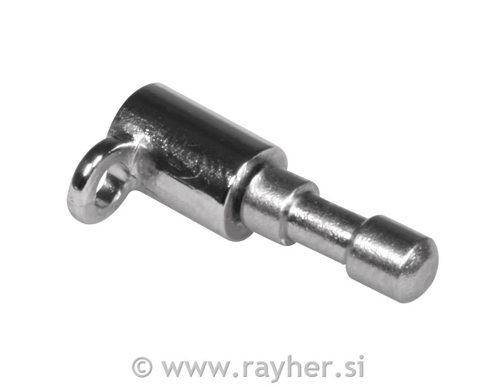 Smartphone pin w. eye 2mm o + crystal, p