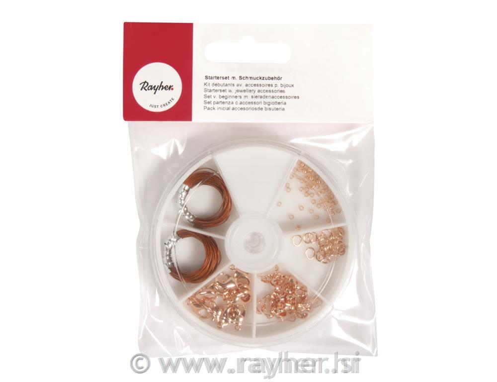 Set za izdelavo nakita, bakreni, 5-delni
