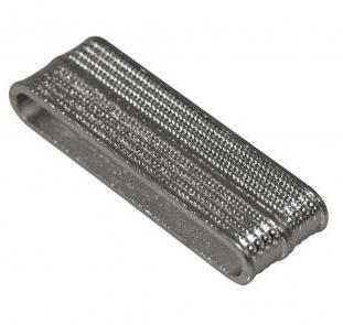 Magnet clasp two-parts, platinum, 43mm