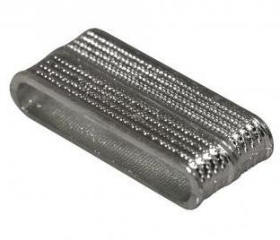 Magnet clasp two-parts, platinum, 33mm