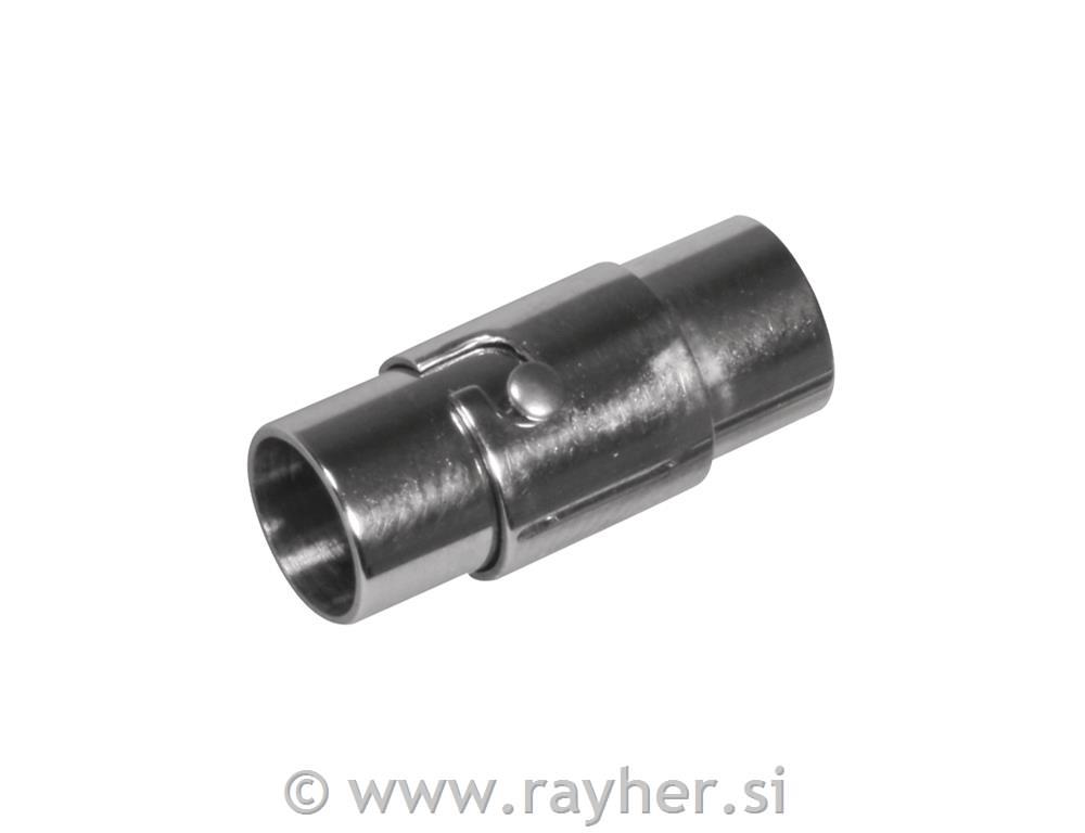 Magnetna sponka,jeklo, 1,7cmo, platina, varovalna sponka zno