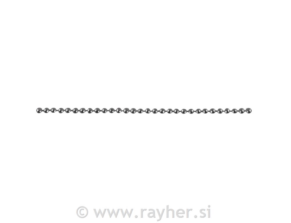 Verižica vojaška 1 mm platina 90 cm