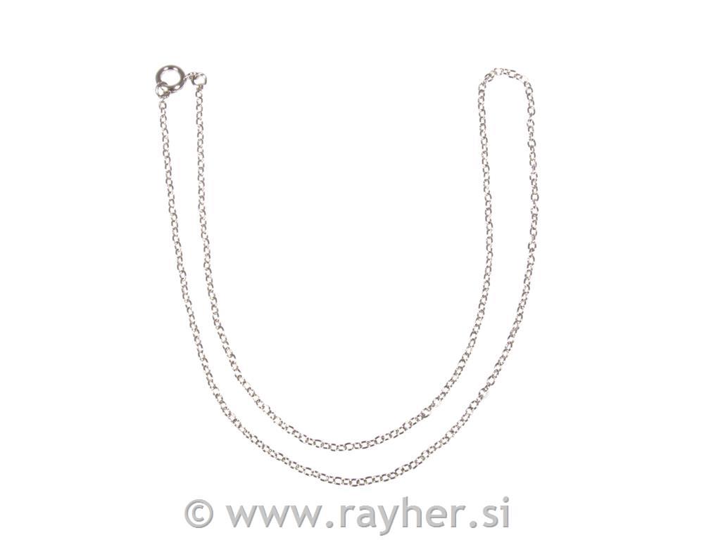 Verižica, srebrna, 42cm, 2x3mm