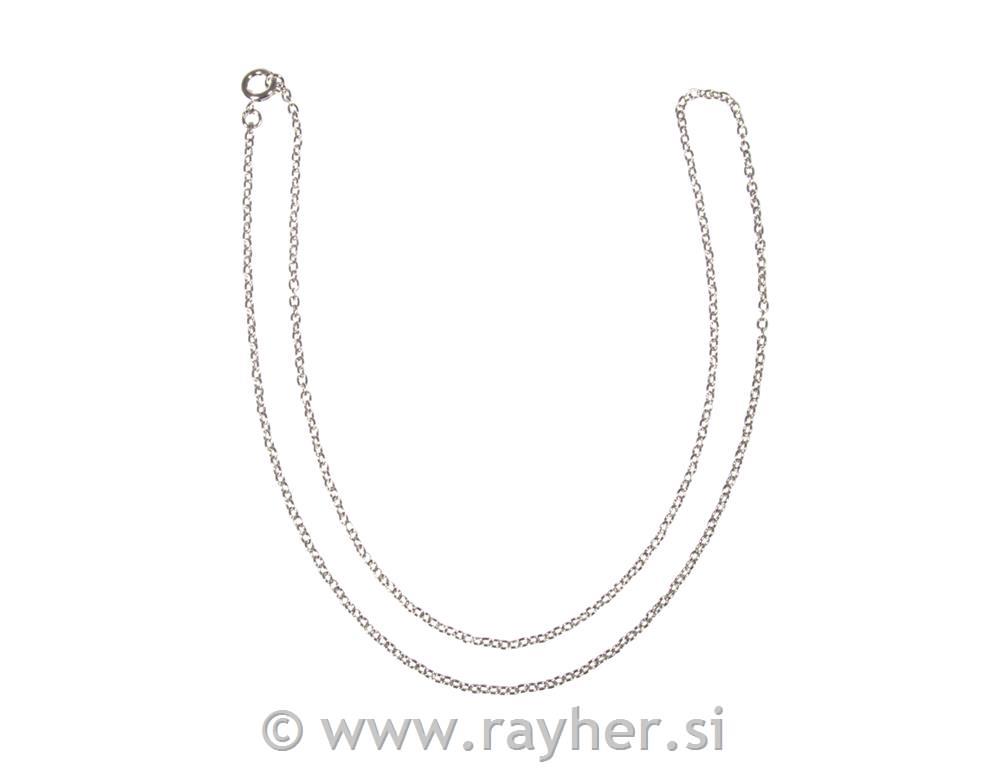 Verižica, srebrna, 50cm, 2x3mm
