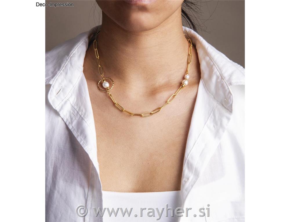 Twisted metal ring 20mm, gold, 6pcs