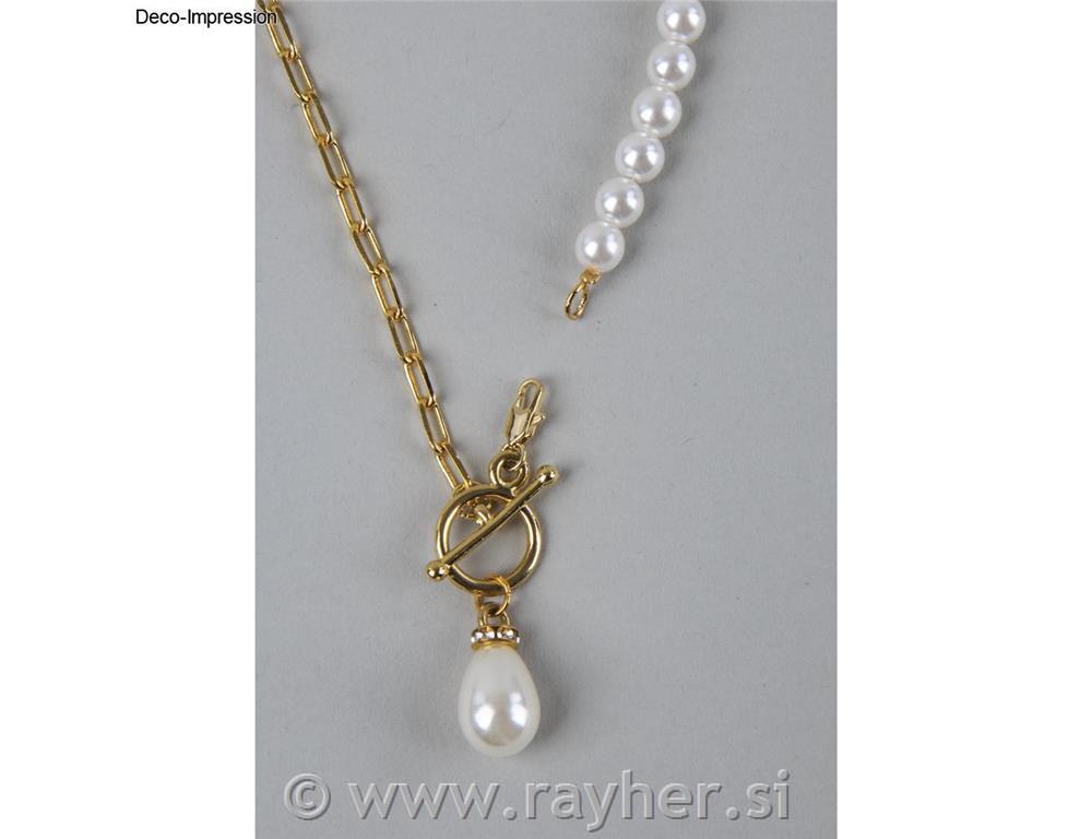 Filigranska sponka, 14mm, zlata, 1 kos