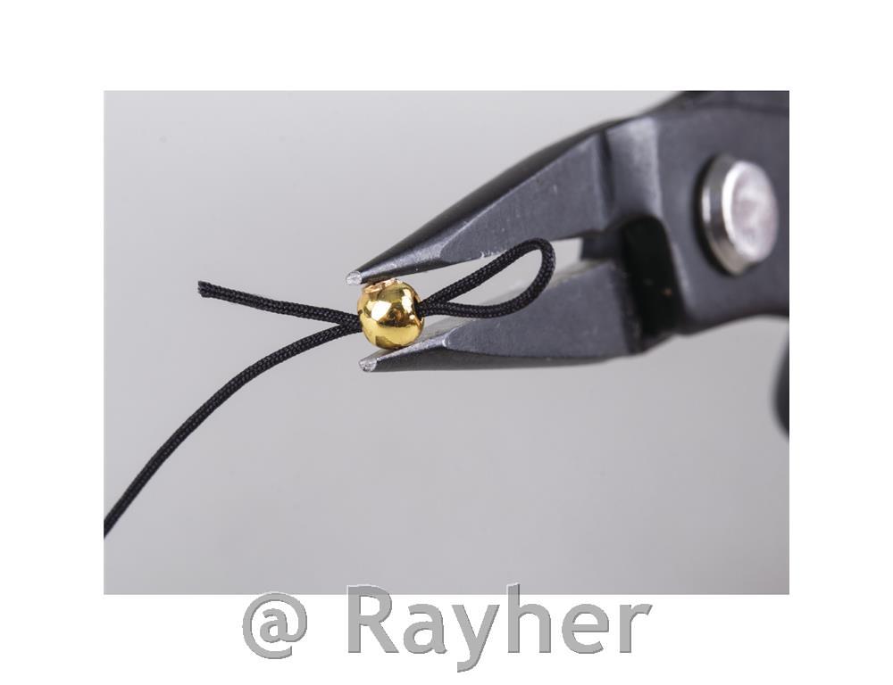 Pozicionirna perlica, okrogla, zlata, 3,5 x 3 mm, 10 kosov