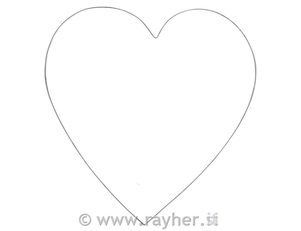 Srce iz žice 35 cm