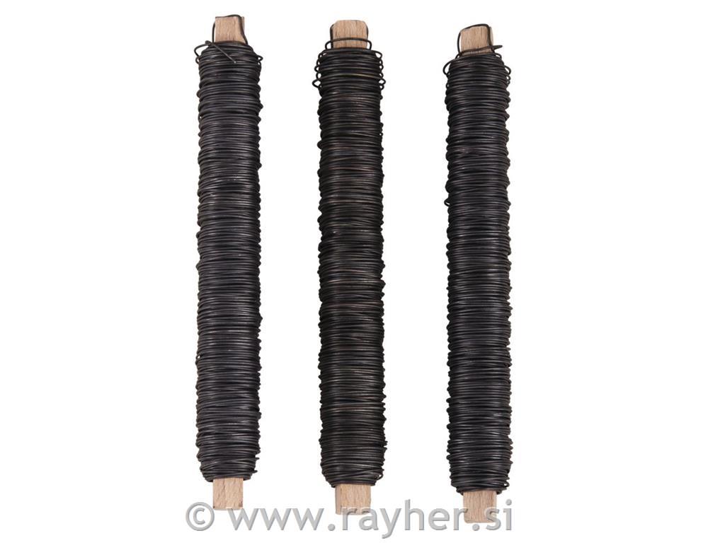 Florist's wire, tab-bag 1 pce., green, 0