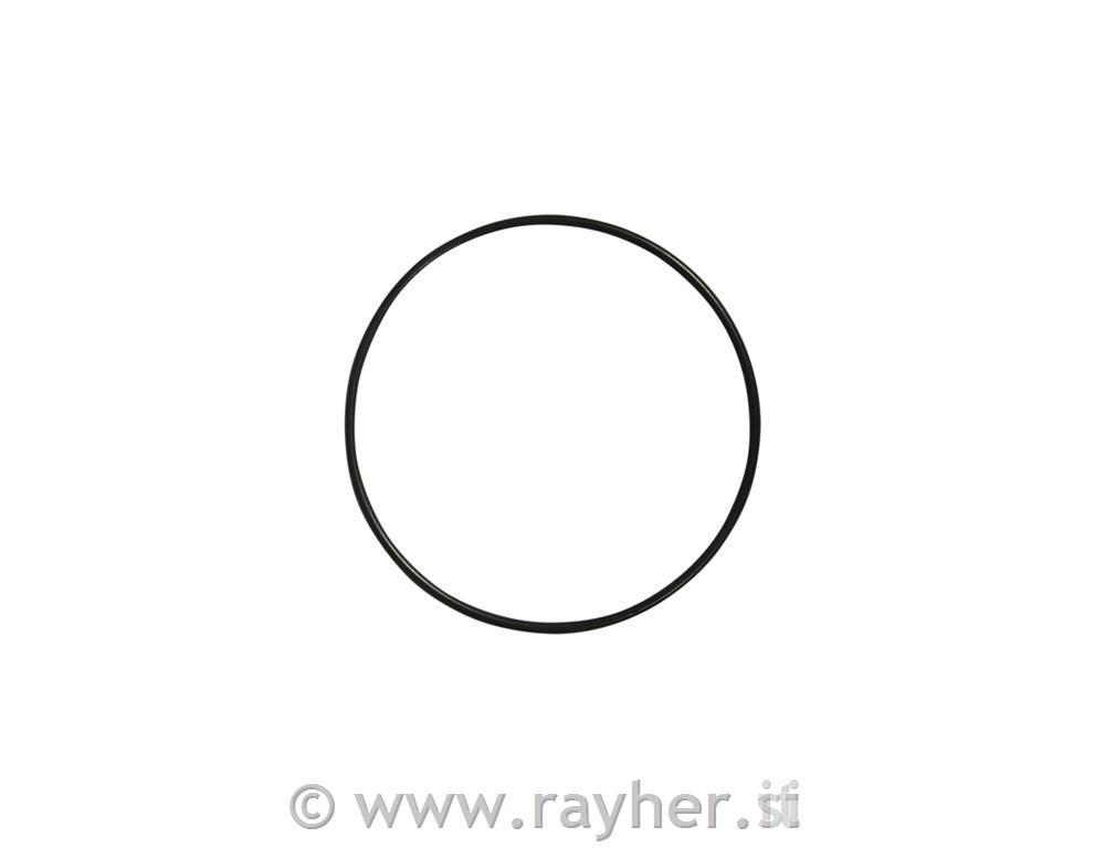 Obroč kovinski, črn, 10 cm